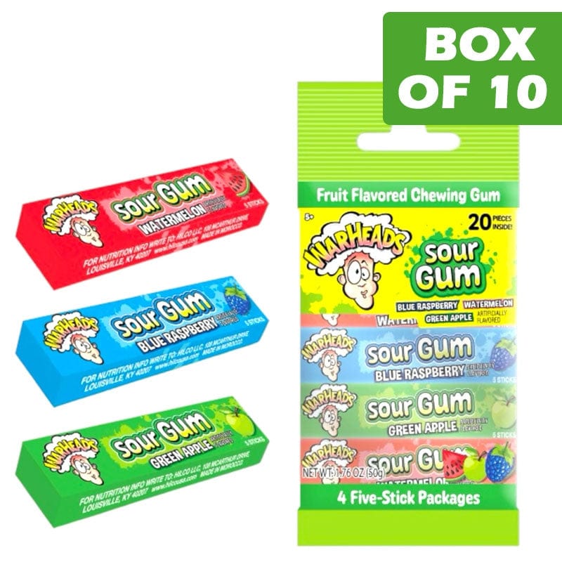 Warhead Warhead Sour Gum 50g Warhead Sour Gum 50g
