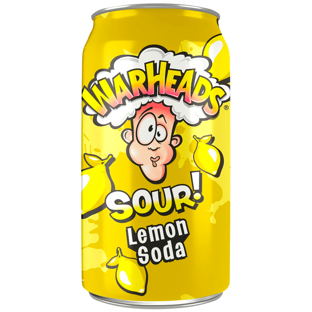 Warhead Warhead Sour Lemon Soda 355ml Warhead Sour Lemon Soda 355ml