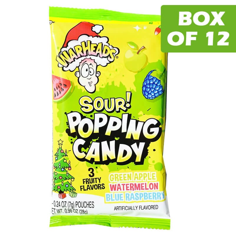 Warhead Warhead Xmas Popping Candy 3 Flavours Warhead Xmas Popping Candy 3 Flavours