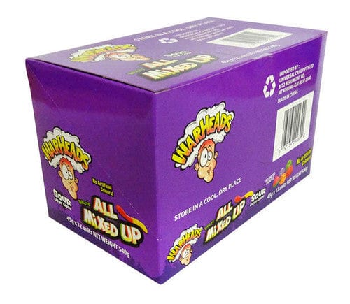 Warheads Individual Warheads All Mixed Up (12 x 45g) 32134299302 TPFS12475 Warheads All Mixed Up (12 x 45g)