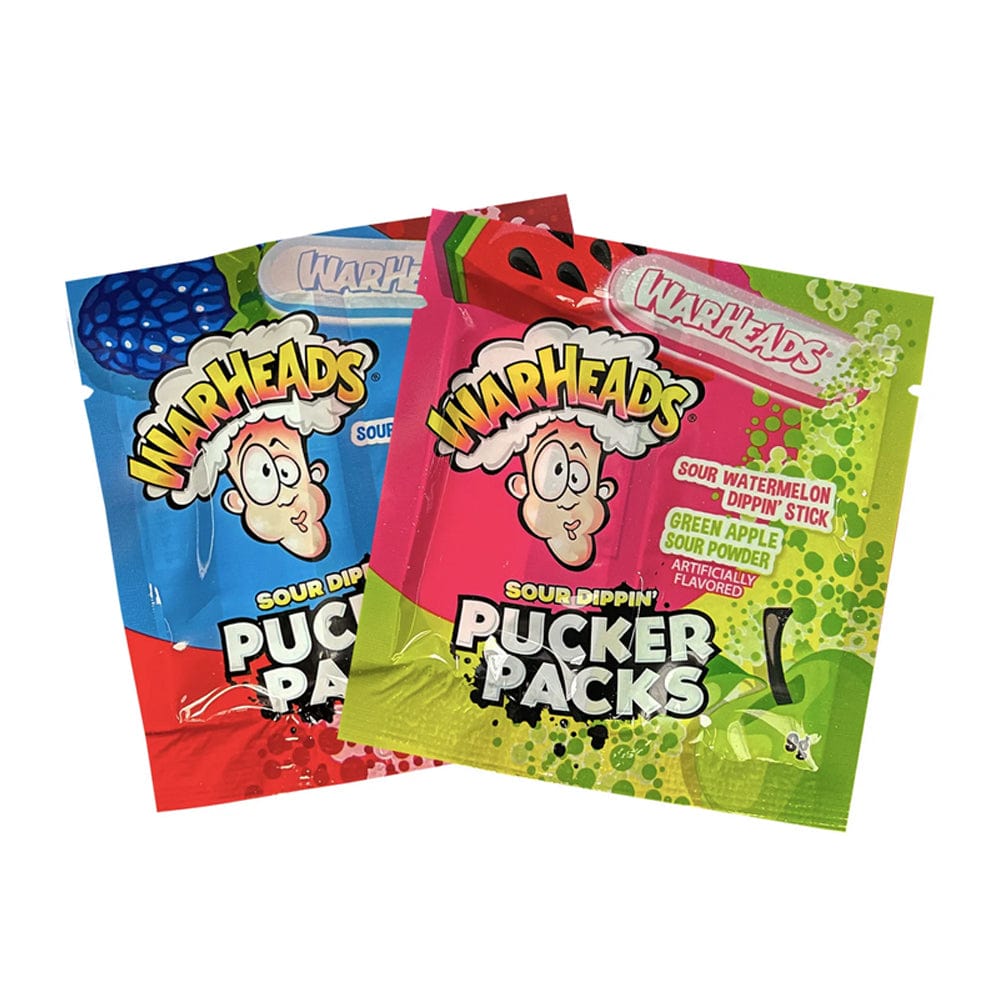 Warheads Individual Warheads Pucker Packs 15g (36 Pack) TFWPP15 Warheads Pucker Packs 15g (36 Pack)