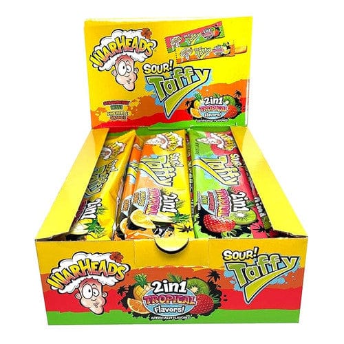 Warheads Individual Warheads Taffy Bar - Tropical (24 x 42g) 9327776053902 TPFS14086 Warheads Taffy Bar - Tropical (24 x 42g)