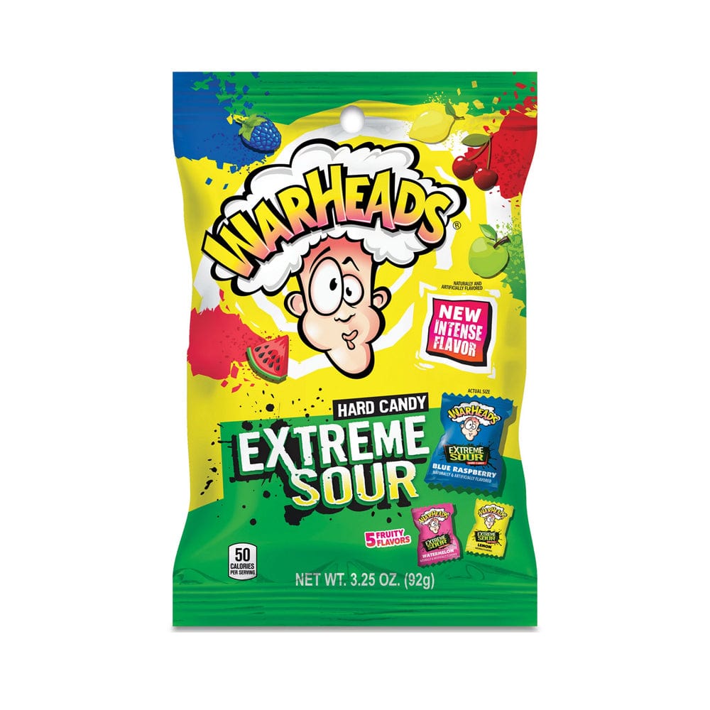Warheads Warheads Extreme Sour Hard Candy Minis 49g Warheads Extreme Sour Hard Candy Minis 49g