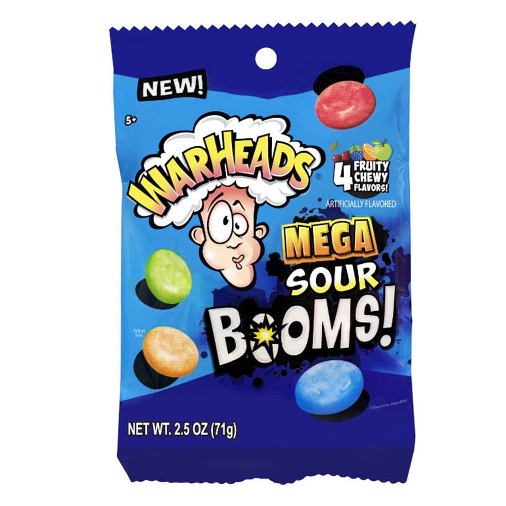 Warheads Warheads Mega Sour Booms 71g Warheads Mega Sour Booms 71g