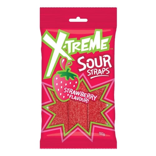 Xtreme Xtreme Sour Straps Straw 160g Xtreme Sour Straps Straw 160g