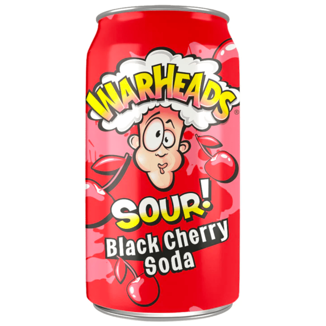 Warhead Sour Black Cherry Soda 355ml