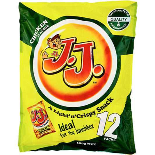 JJ Chips Chicken Flavour Multi Pack 180g
