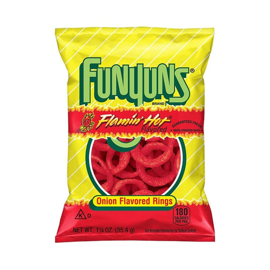 Funyuns Onion Rings Flamin Hot 163g