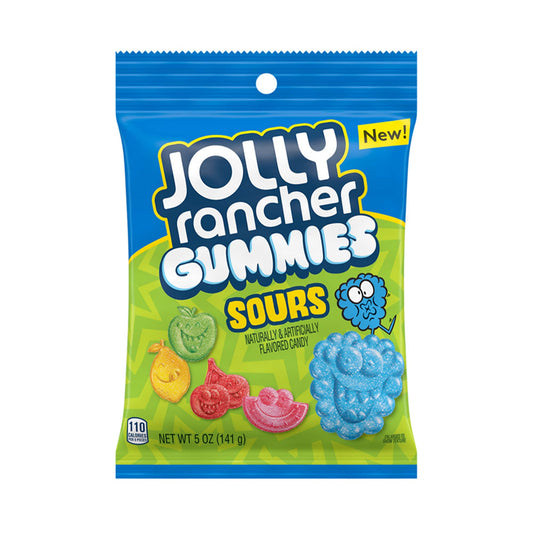 Jolly Rancher Sour Gummies Peg Bag 184g