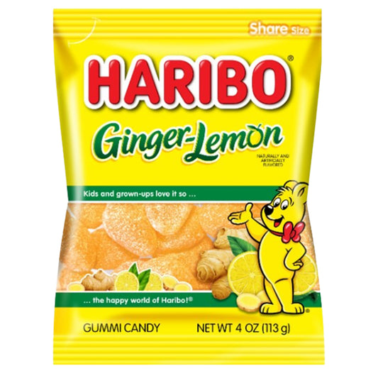 Haribo Ginger Lemon Peg Bag 141g