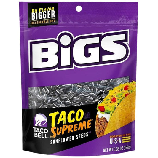 Bigs Sunflower Seeds Taco Bell Peg Bag 152 G