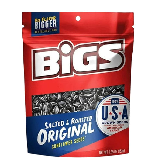 Bigs Sunflower Seeds Original Salt Peg Bag 152 G