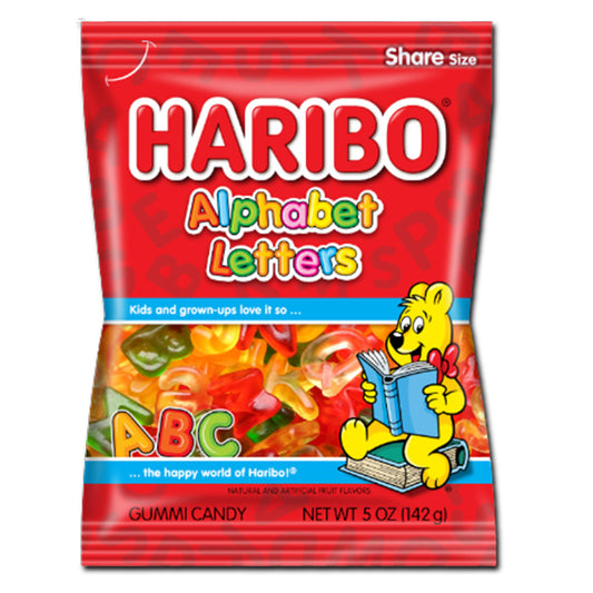 Haribo Alphabet Peg Bag 141g