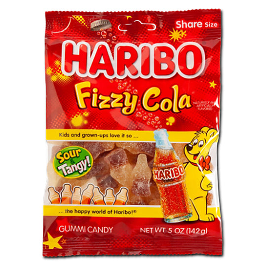 Haribo Fizzy Cola Peg Bag 141g