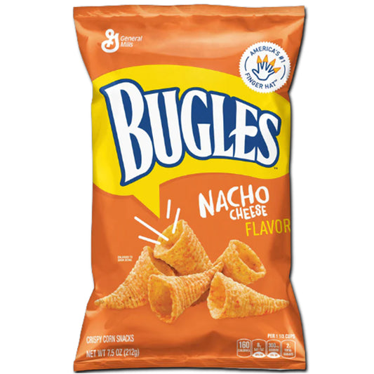 Bugles Nacho Cheese Crispy Corn Snacks 212g