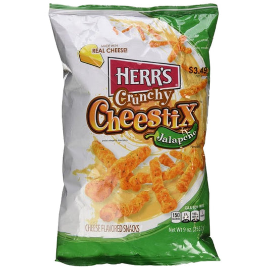 Herr's Crunchy Cheestix Jalapeno 227g