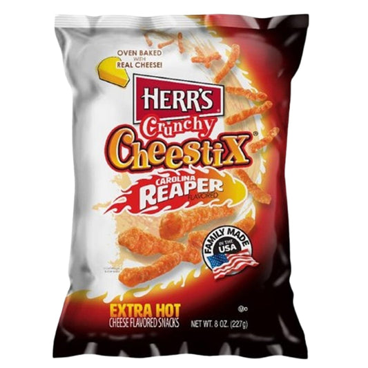 Herr's Crunchy Cheestix Carolina Reaper 227g
