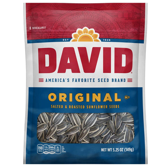 David Sunflower Seed Original Peg Bag 149g