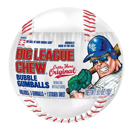 Big League Chew Basebal Bubble Gumballs 18g