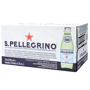 San Pellegrino Mineral Water Sparkling Glass 24 X 250ml