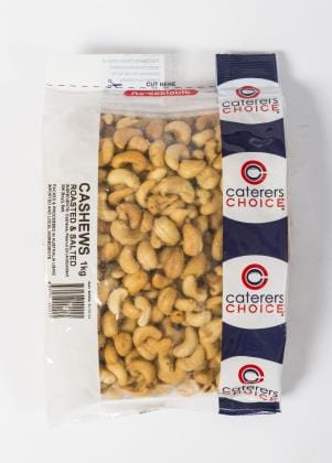 Caterers Choice Cashews Roasted Salted 1kg