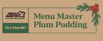 Menumaster Pudding P/C Plum 30 X 80g