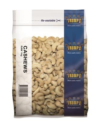Trumps Cashews Raw 1kg