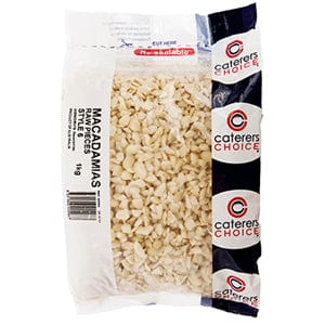 Caterers Choice Macadamia Nuts Pieces No 6 Raw 1kg