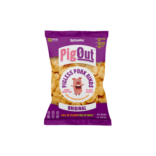 PigOut Pigless Pork Rinds - Original (99g bag)