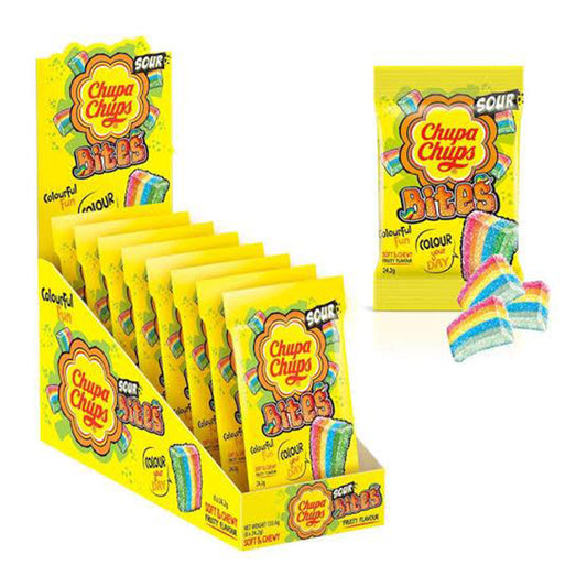 Chupa Chups Sour Bites 24.2g (8 Pack)