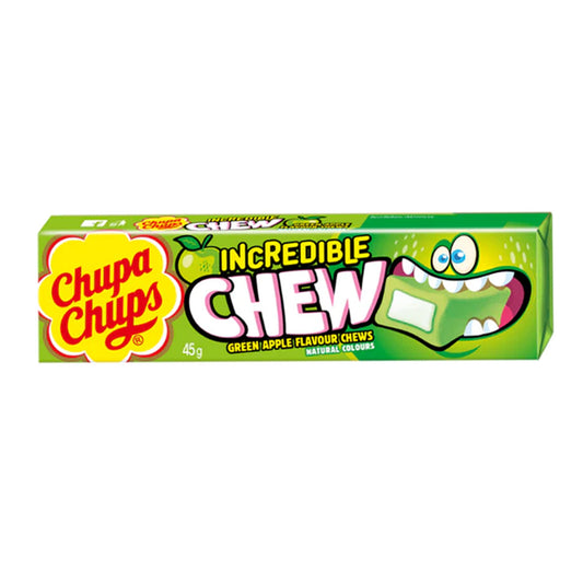 Chupa Chups Incredible Chew Green Apple 45g (20 Pack)