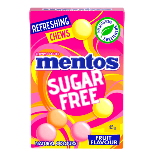 Mentos Sugar Free Fruit Chews 45g
