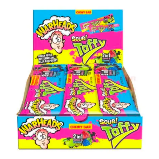 Warheads Sour Taffy Bar 42g