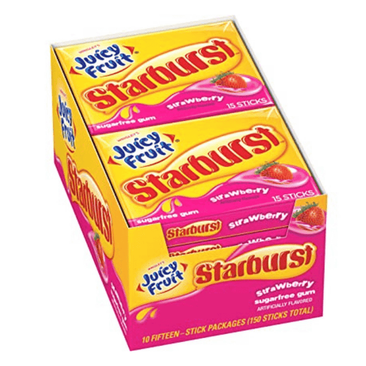 Juicy Fruit Starburst Strawberry 10 unitsets