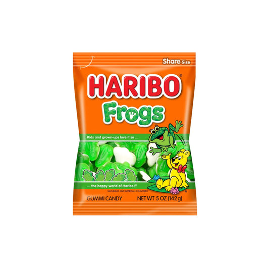 Haribo Peg Bag Frogs 142g