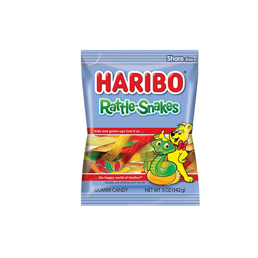 Haribo Peg Bag Rattles-snakes 141g