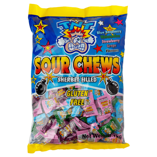 TNT Sour Chews Sherbert Filled 1kg