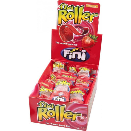 Fini Strawberry Sour Rollers (40 Pieces)