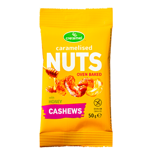 Caramelised Nuts Cashews Honey 50g