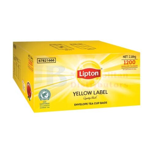 Pack Lipton Yellow Label Tea Bags (1200 Pack)