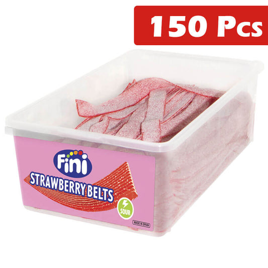 Fini Sour Stawberry Belts 150 Pieces