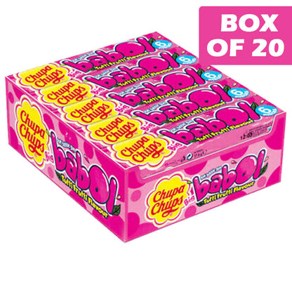 Chupa Chups Bubblegum Tutti-Frutti 28g (20 Pieces)