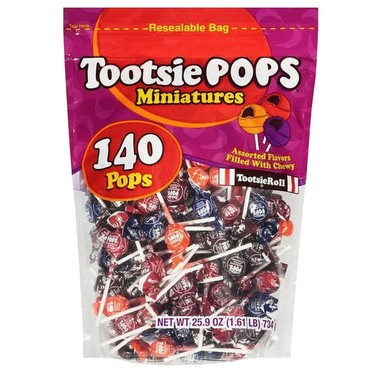 Tootsie Pops Minis 140 Pieces