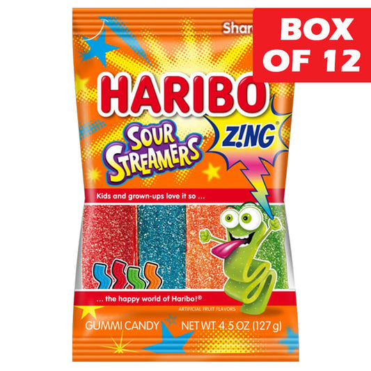 Haribo Sour Streamers 127g