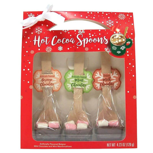 Belgian Hot Cocoa Spoons 3 Pack