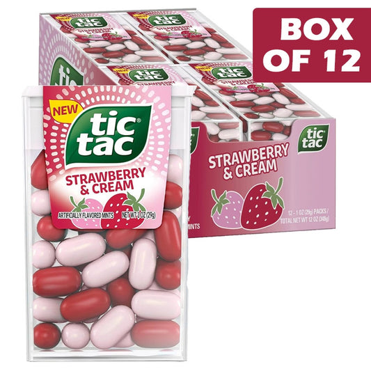 Tic Tac Strawberry & Cream 29g