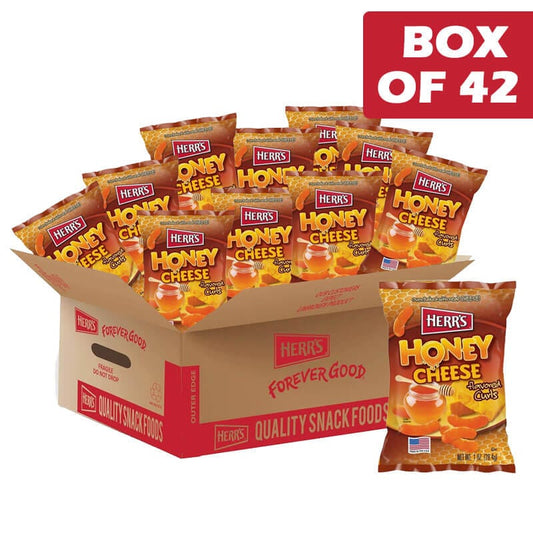 Herr's Honey Chese Curl 30g (42 Case)