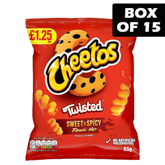 Cheetos Twisted Sweet & Spicy Flamin Hot 65g