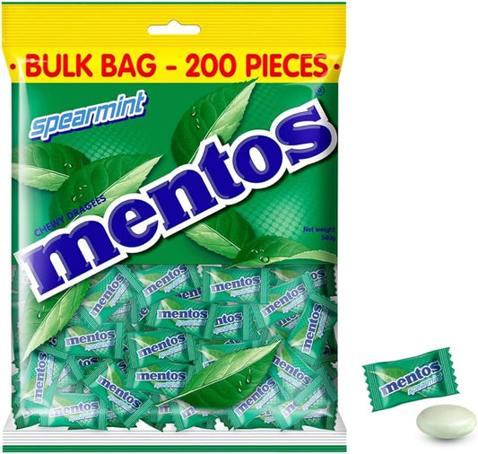 Mentos Bulk Bag Spearmint (200 Pieces)