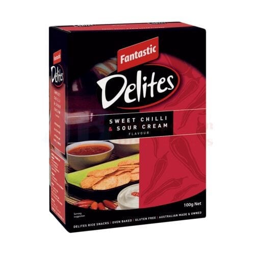 Fantastic Delites Sweet Chilli And Sour Cream 100g